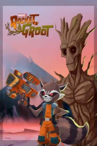 Смотреть сериал Ракета и Грут 1 сезон 2017